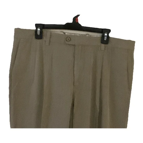 Tommy‎ Bahama Pants Mens Sz 42/32 Silk Blend Khaki Casual Slacks - Picture 6 of 13